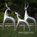 Stainless Steel Sculpture Deer Shape